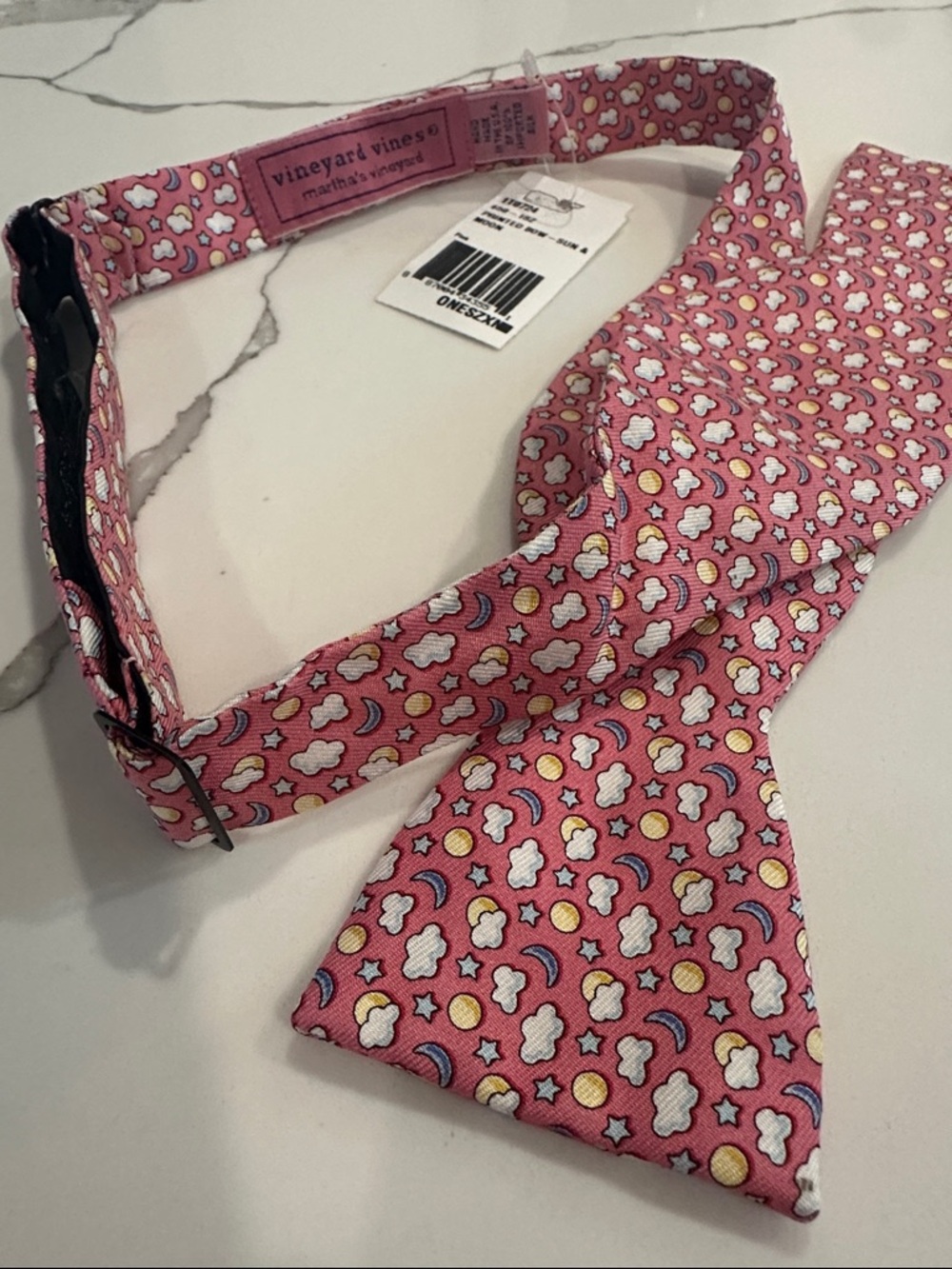Vineyard Vines Adjustable Bow Tie Sun & Moon